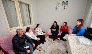 Başkan Mutlu yeni yıl öncesi komşularıyla buluştu