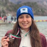 Bengisu Avcı, buz yüzmede Türkiye rekorunu kırdı