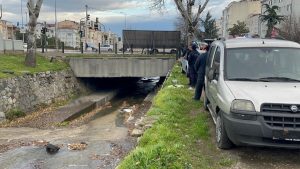 Bursa’da 3 metre yükseklikten dere yatağına düşüp can verdi