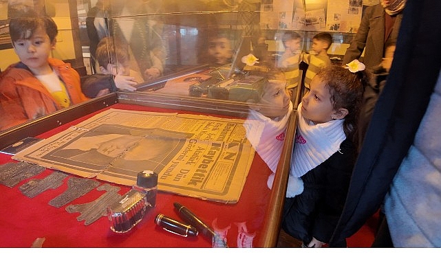 Çocuklardan Basın Müzesi’ne 10 Ocak ziyareti