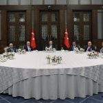 Cumhurbaşkanı Erdoğan, devletin zirvesiyle yemekte buluştu