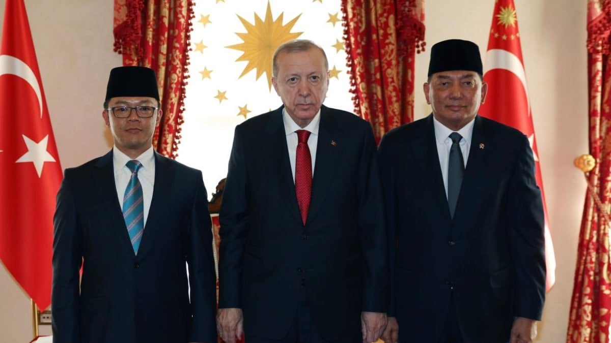 Cumhurbaşkanı Erdoğan Endonezyalı bakanları kabul etti