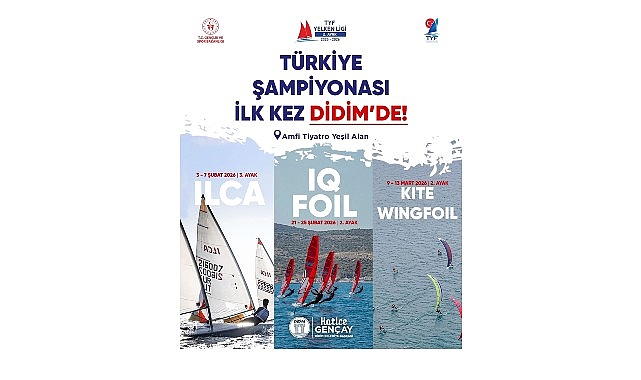 Ege’nin İncisi Didim, TYF Yelken Ligi Türkiye Şampiyonası’na Ev Sahipliği Yapacak