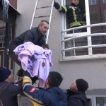 Erzurum’da evden gelen bebek sesi için seferber oldular