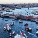 Galata Köprüsü’nde Filistin için toplandılar: 520 bin kişi tek yürek oldu