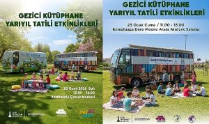 Gezici Kütüphane tatilde yollara çıkıyor