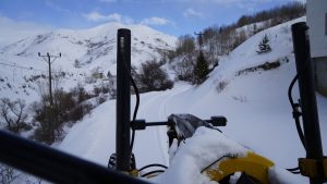 Gümüşhane’de kar yağışı etkisini sürdürüyor