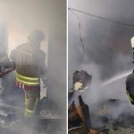 Hatay’da alevlere teslim olan konteyner kullanılamaz hale geldi