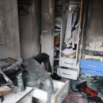 Hatay’da depremde evi yıkılan ailenin yeni yuvası alev alev yandı