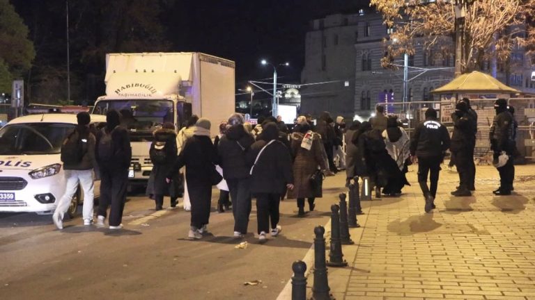 İstanbul’da Gazze yürüyüşü: Yoğun katılım havadan görüntülendi