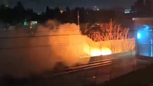 İstanbul’da metro durağında yangın