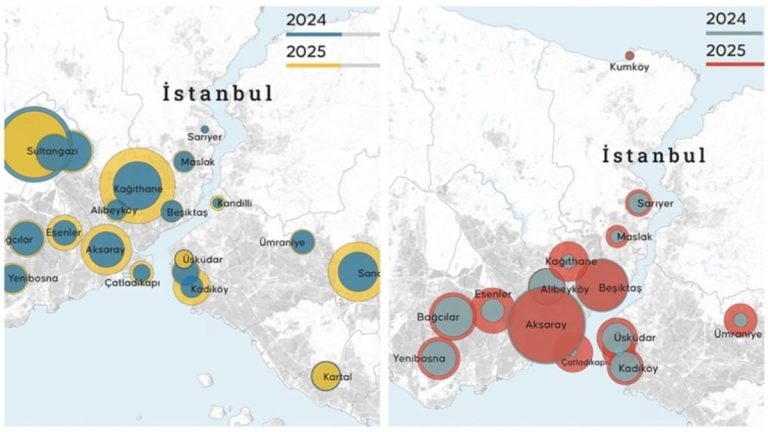 İstanbul’un hava kirliliği haritası açıklandı: En fazla hava kirliliği Kağıthane’de