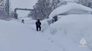 Kamçatka’da son 30 yılın en ağır kışı: Kar kalınlığı 1,5 metreyi aştı