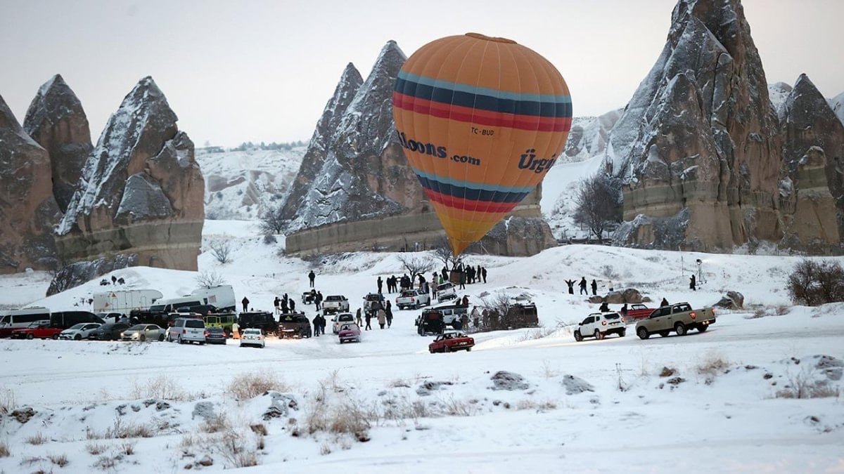 Kapadokya’da balon uçuşları yapılamıyor