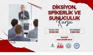 KAPEM’de Eğitim Seferberliği Diksiyon, Spikerlik ve Sunuculuk Kursuyla Sürüyor