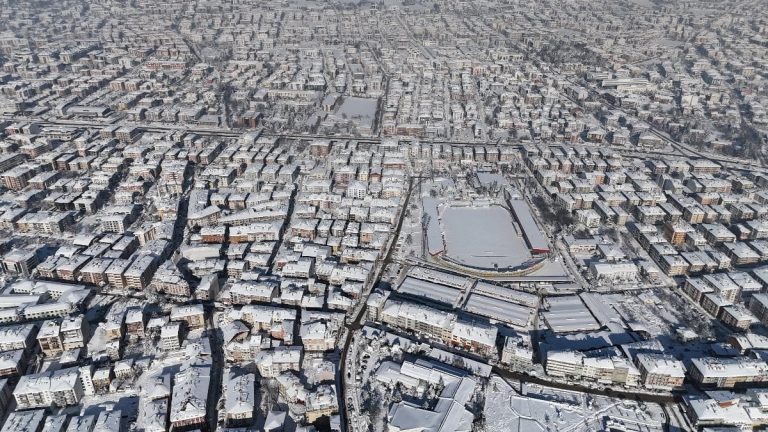 Kar yağışı durdu, Bolu dondu