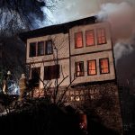 Karabük’te 200 yıllık tarihi konak yandı