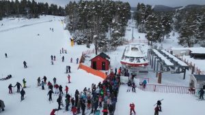 Kars Sarıkamış’ta kayak sezonu