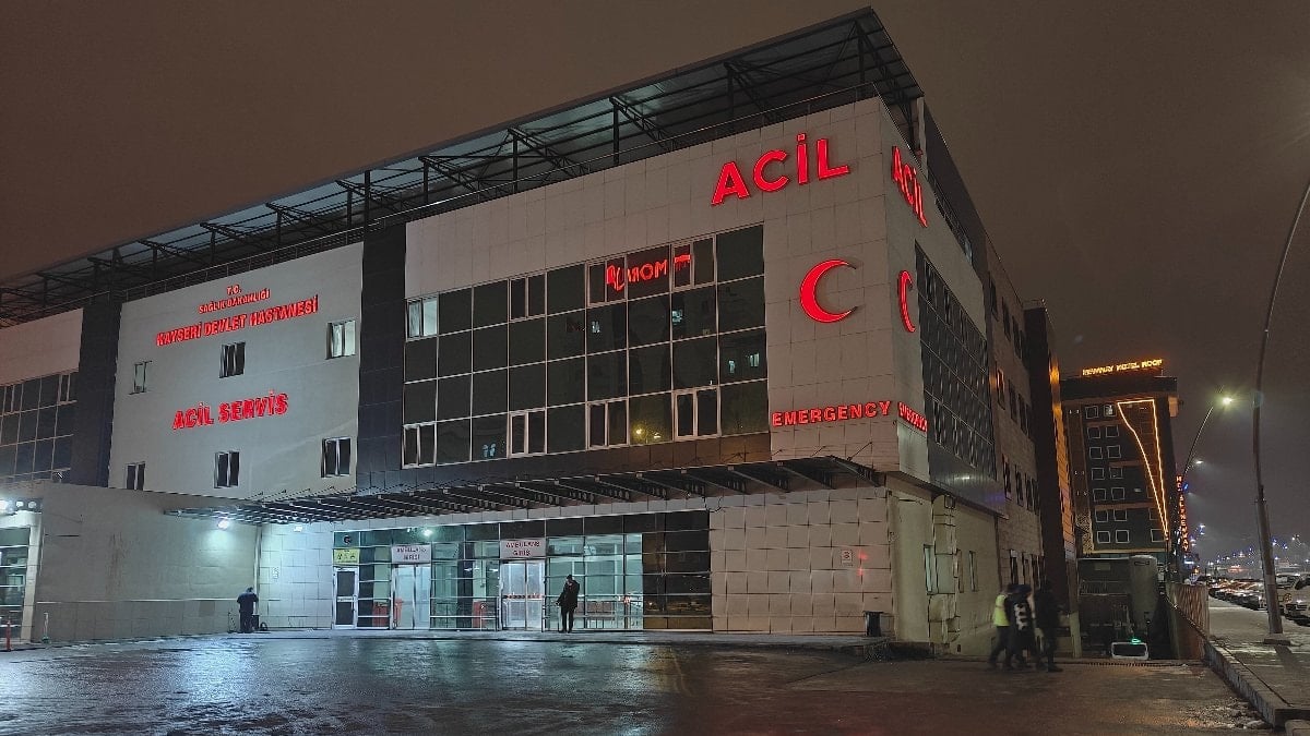 Kayseri’de asansör boşluğuna düşen kadın can verdi