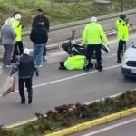 Kocaeli’de kaçmaya çalışırken polise çarptı
