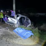 Manisa’da otomobilin elektrik direğine çarptığı kazada 1 kişi hayatını kaybetti