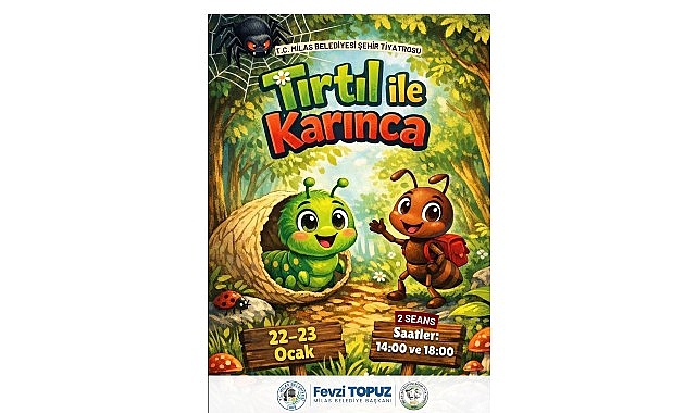 Milas Belediyesi’nden Çocuklar İçin Tiyatro Gösterimi