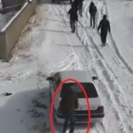 Nevşehir’de köpek dövüştürenlerin ‘drone’u görüp kaçtığı anlar kamerada