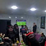 Osmaniye’de itfaiyeciler derbi sırasında ihbar gelince apar topar çıktı