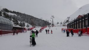Palandöken’de sömestir tatili yoğunluğu