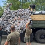 Rus askerlerinin yeni moloz yığını kamuflajı