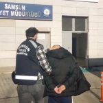 Samsun’da uyuşturucudan 8 yıl 9 ay hapis cezası olan şahıs yakalandı