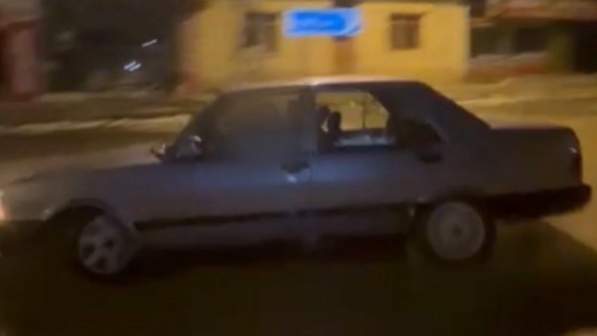 Silifke’de drift yapan sürücüye ağır ceza
