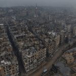 Terörden temizlenen Halep’in Şeyh Maksud Mahallesi havadan görüntülendi