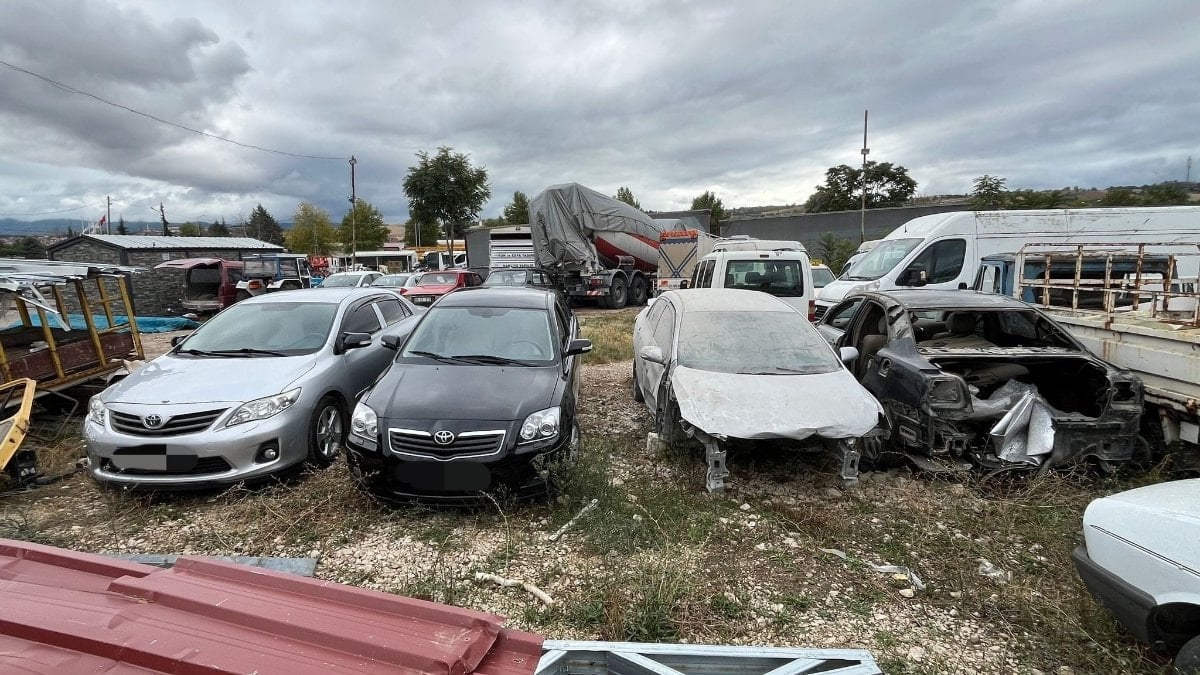 Tokat’ta araç parçası ve şase değiştirenlere operasyon: 1 tutuklama