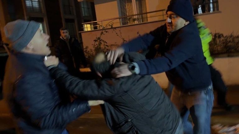 Tokat’ta yangın sonrası mahalle karıştı