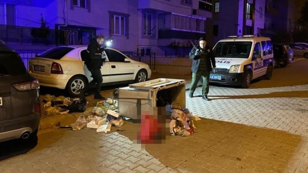 Uşak’ta çöp konteynerinde bebek cesedi bulundu