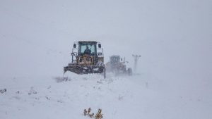 Van’da kar yağışı etkili oluyor