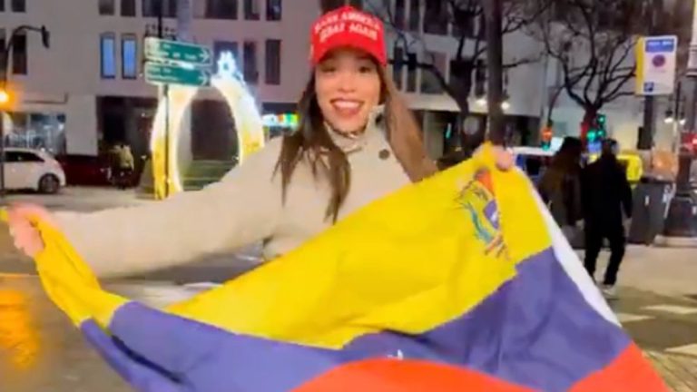 Venezuelalı vatandaştan Donald Trump’a ‘Nicolas Maduro’ desteği