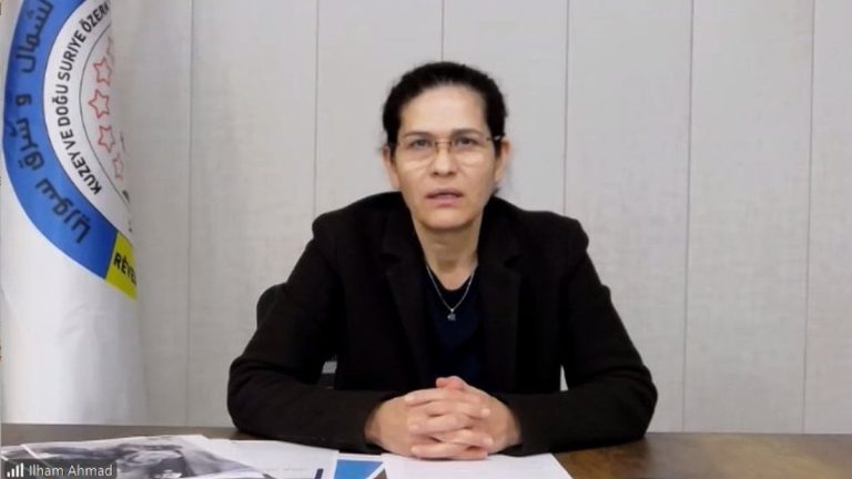 YPG/SDG elebaşlarından İlham Ahmed, İsrail televizyonunda yardım istedi