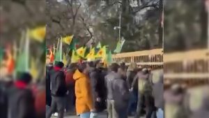 YPG/SDG yandaşlarından Avrupa’da provokasyon