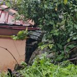 Zonguldak’ta yaşanan heyelanda kayalar iki evin üzerine düştü