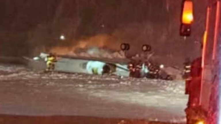 ABD’de 8 kişiyi taşıyan özel jet düştü