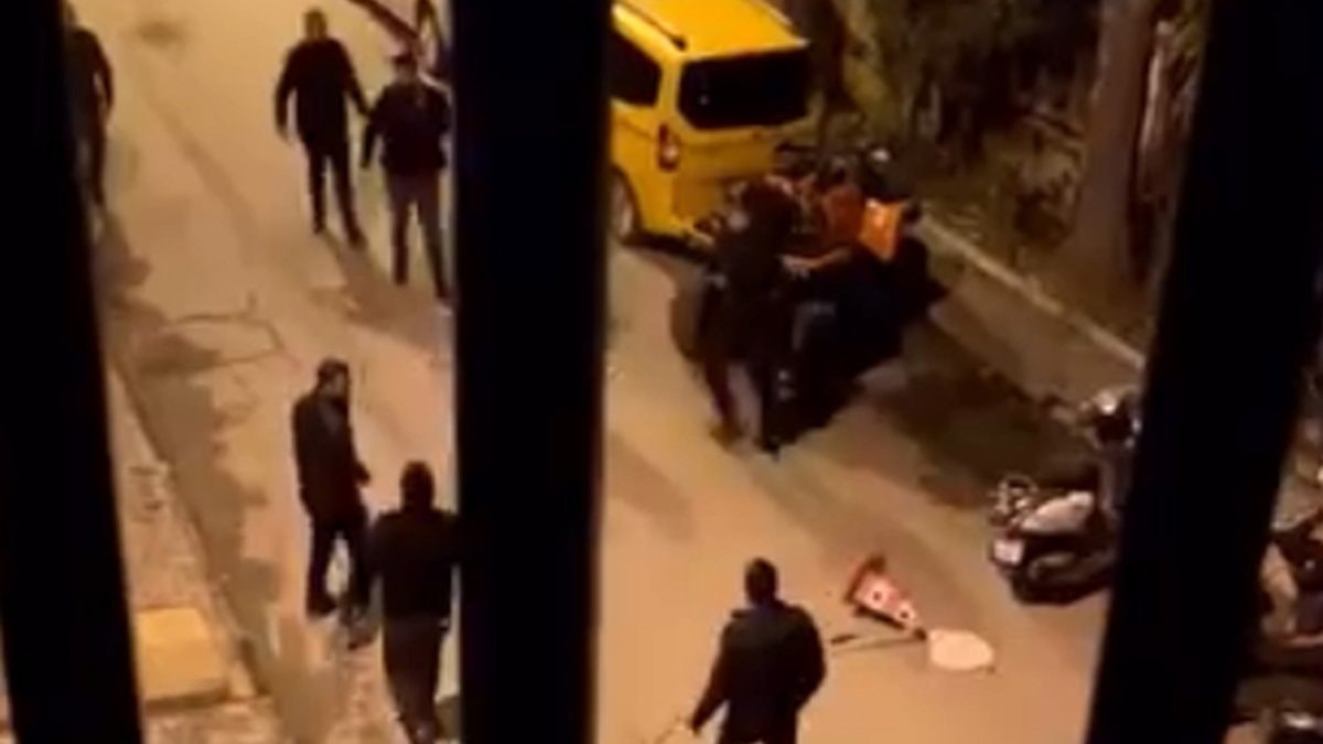 Antalya’da bıçaklı ve zincirli kavga kamerada: 7 gözaltı