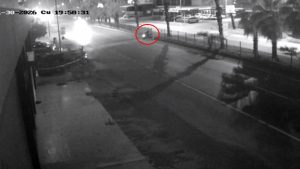 Antalya’da emekli polis memurunun hayatını kaybettiği kaza kamerada