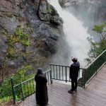 Balıkesir Sütüven Şelalesi yağışlarla birlikte Niagara’yı aratmadı