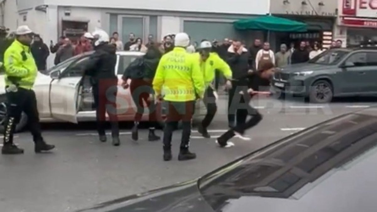 Bebek’te polise zor anlar yaşatan kadın sürücü