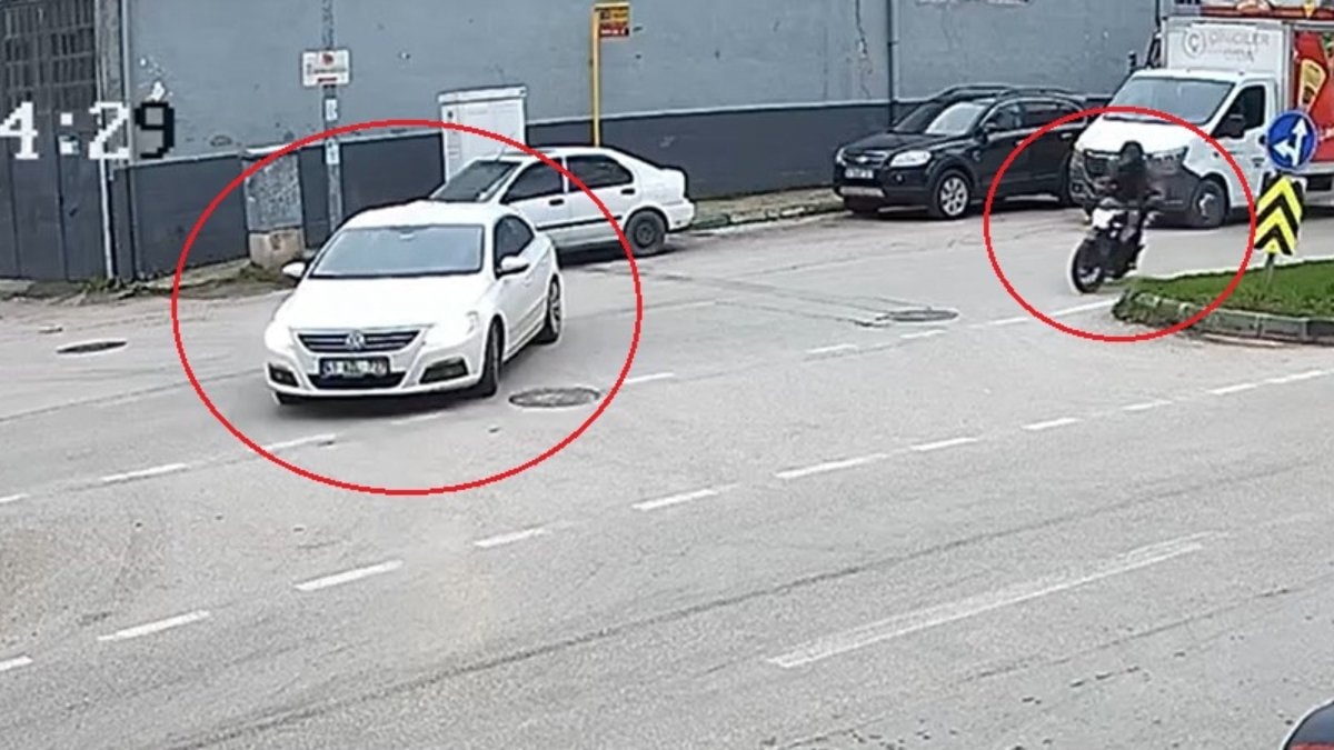 Bursa’da bir şoför yaşanan kazada yaralı yerine aracını kontrol etti