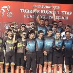 Büyükşehirli Bisikletçiler Türkiye Kupası 1. Etap Puanlı Yol Yarışlarında İkinci Oldu