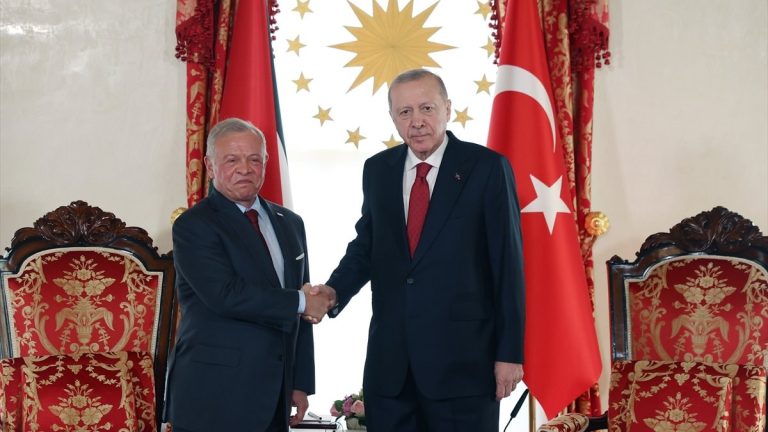 Cumhurbaşkanı Erdoğan, Ürdün Kralı 2. Abdullah ile bir araya geldi