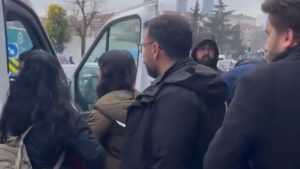 Cumhurbaşkanı Erdoğan’ın gelişi öncesi Boğaziçi’nde bazı öğrenciler olay çıkardı